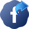 Image du bouton de partage Facebook.